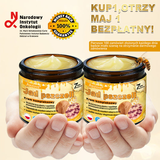 Wyprodukowano i wysłano z Polski ✅ 𝐀𝐖𝐙𝐋𝐎𝐕𝐄® Kompleksowy krem z jadem pszczelim | OSTATNI DZIEŃ 80% ZNIŻKI🌊🌊