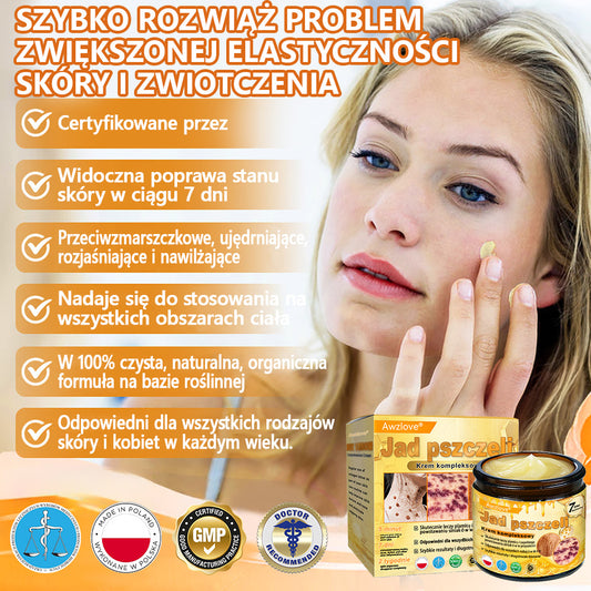 Wyprodukowano i wysłano z Polski ✅ 𝐀𝐖𝐙𝐋𝐎𝐕𝐄® Kompleksowy krem z jadem pszczelim | OSTATNI DZIEŃ 80% ZNIŻKI🌊🌊